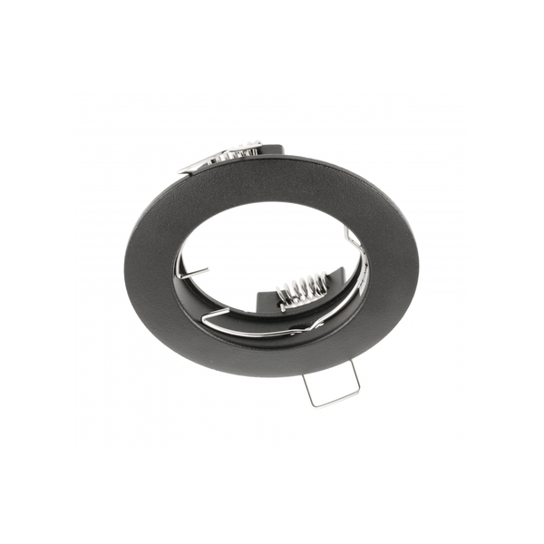 Spot luminaire housing PORTO, IP20, round, black image 1