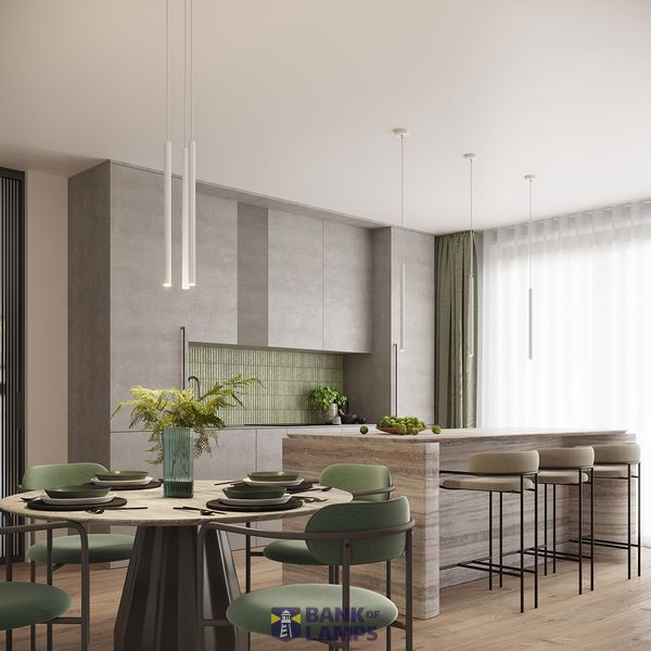 Pendant lamp ARCHE 3P white image 11