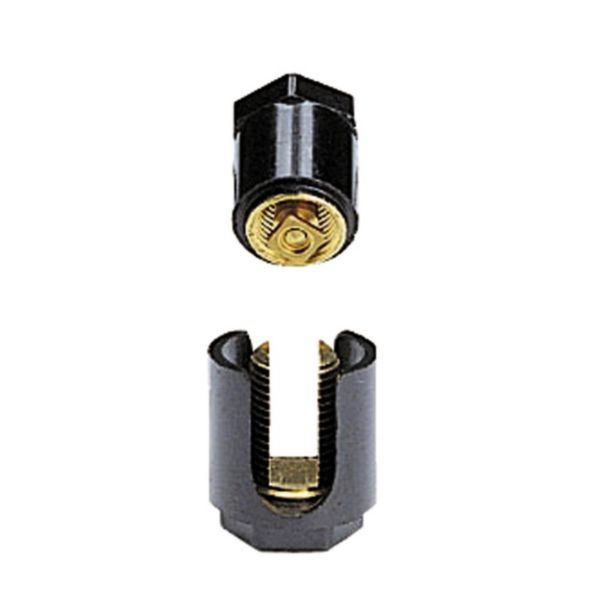Line tap - non-shear - w/o feet - capacity per tap 2x50 mm² - hexagonal head image 1