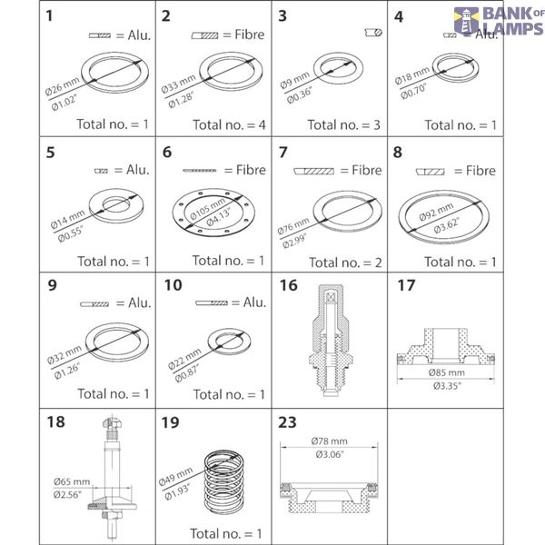 PML 50 overhaul kit image 1