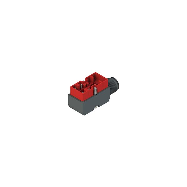 Technopolymer connector for NF housing, 1NO+2NC image 1
