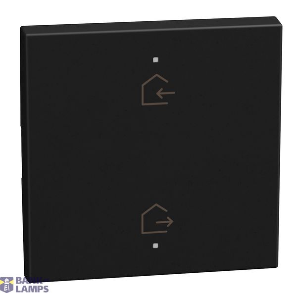 LIGHT NOW KEY COVER HOME-AWAY 2 MODULE DARK image 1