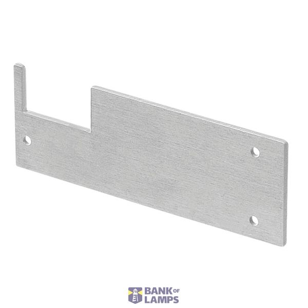 GLENOS end cap for wall bracket profile,silver-grey,2 pcs. image 2