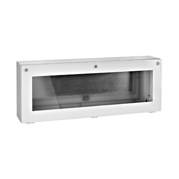 BUS-Enclosure IP66 glazed door, RAL7035, H=300 W=800 D=155mm image 1