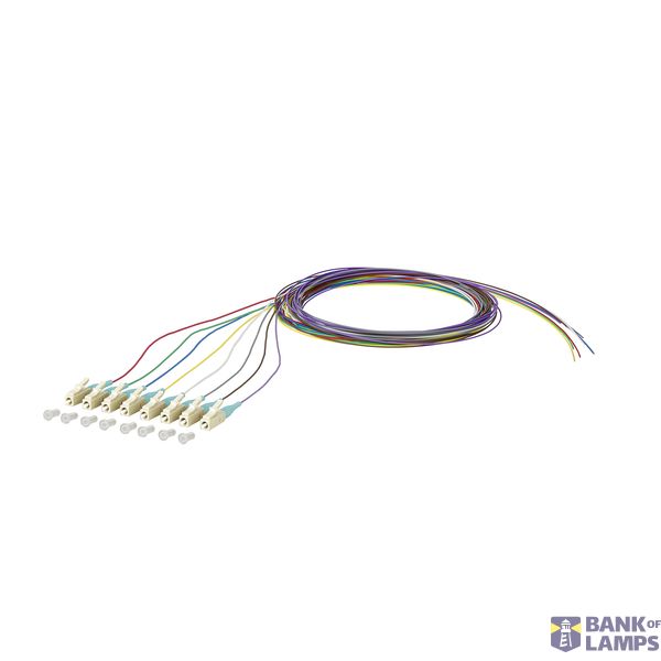 OpDAT pigtail LC-PC, OM3, 8 colors image 1