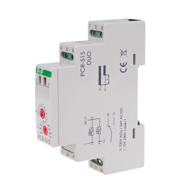 reversing time relay, contacts: 1NO/NC image 1