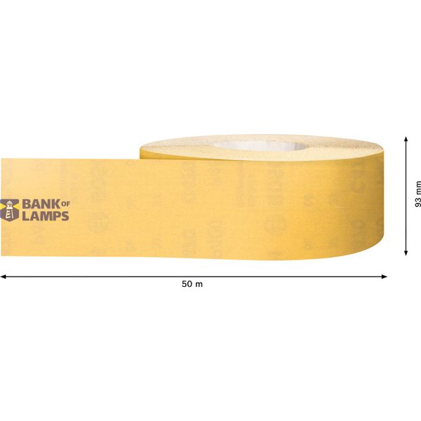 EXPERT C470 Sandpaper Roll for Handsanding 93 mm x 50 m, G 400 image 3