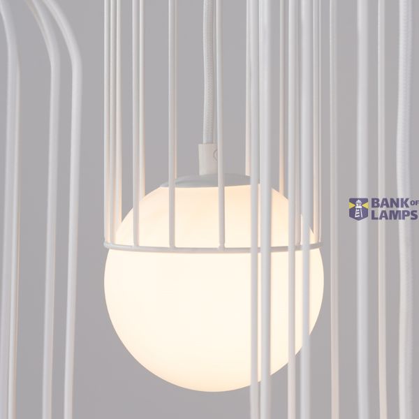 Pendant lamp BRINA 3P  white image 5
