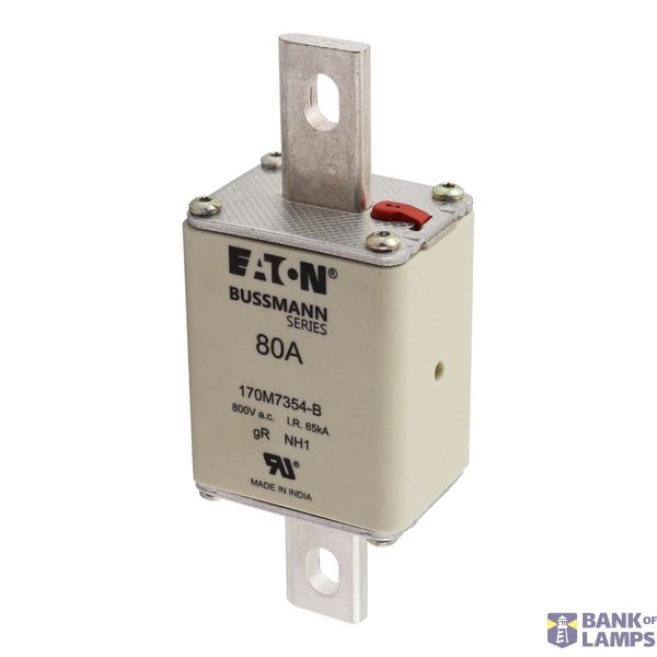 FUSE 80A 800V AC gR SIZE 1 BOLTED TAG DI image 21
