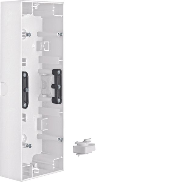 Surface-mtd housing 3gang hor., K.1, p. white glossy image 1
