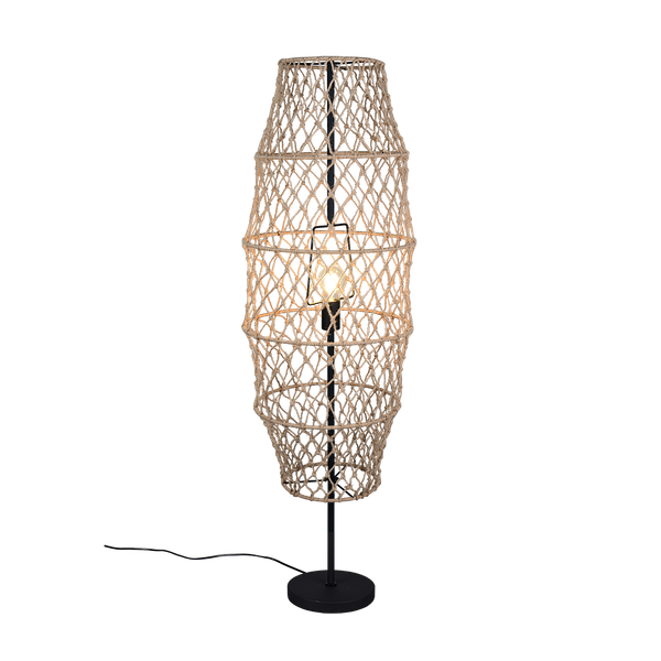 Hive floor lamp E27 natural color/hemp image 1