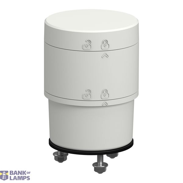 XV6 24V base with 3-pin & cover (white) image 2