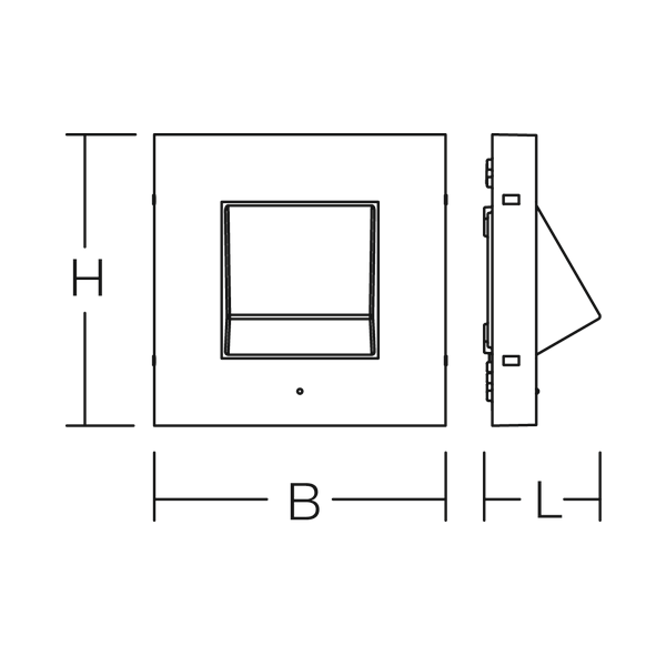 CENTRYXX W IP65, 3,9...3,9 W, 210...220 lm, 765, white, on/off Wall lu image 4