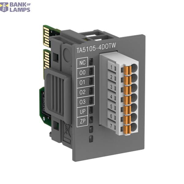 TA5105-4DOTW:AC500,digitales Ausgangsmod Option Board, 4DA-Trans.24 VDC / 0,5A, image 1