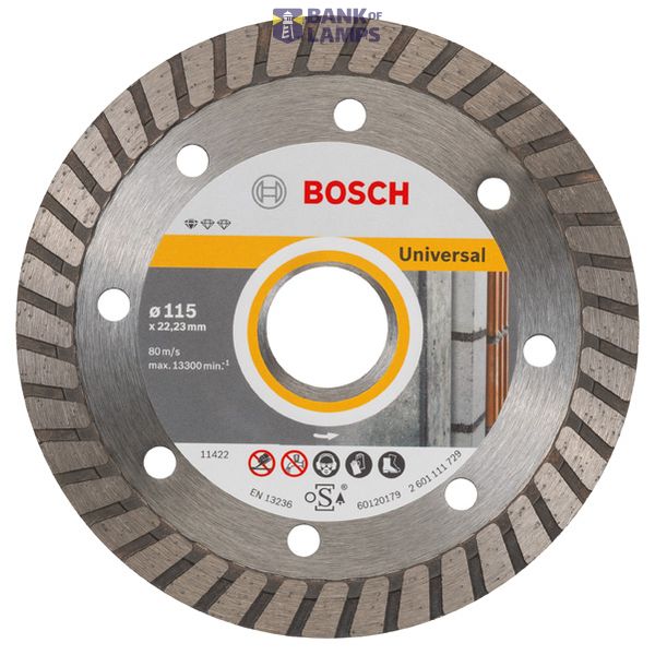 Standard for Universal Turbo diamond cutting disc 115 x 22,23 x 2 x 10 mm image 1