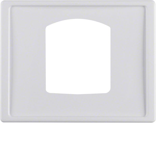 Centre plate for dropping plug-and-socket connector, Arsys, polar whit image 2