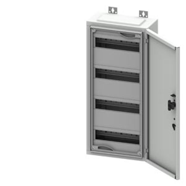 ALPHA 160 DIN wall mounted board with mounting kit for modular devices, row distance 150mm image 1
