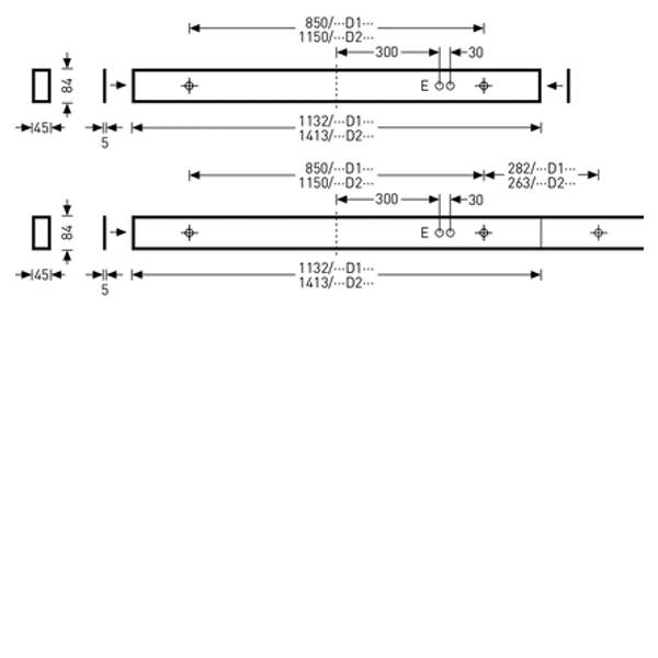 Surface-mounted luminaire Solvan Flow D Raster Silver rectangular ETDD 21W 3200lm Wide (W) IK03 3 SDCM image 1
