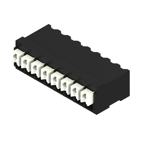 Printed circuit board terminals, 3.50 mm, Number of poles: 8, 90°, black, PUSH IN with actuator, Clamping range, max. : 1.5 mm², Tape image 4