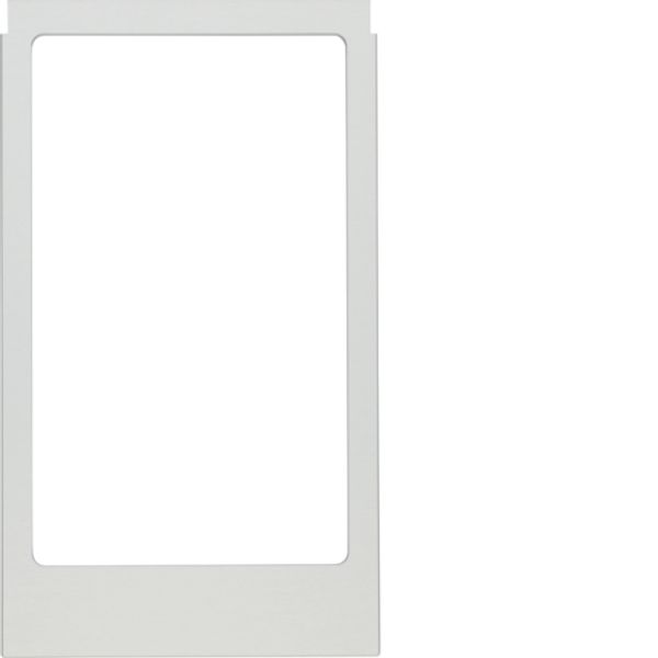 Design frame for KNX Touch Control 3.5", large opening, sharp edges, Al elox image 1