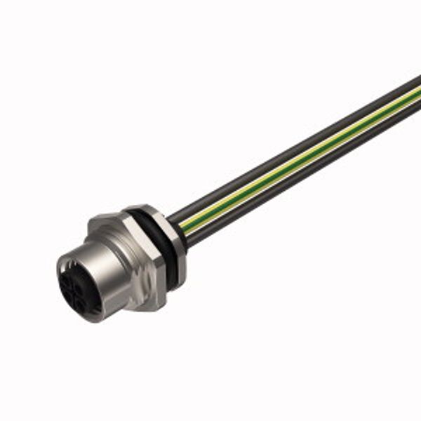 M12 Power Flange Rear-mounted   FKFD46PS-1/M16 image 1