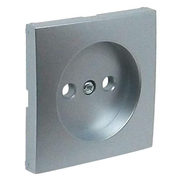 COVER PLATE F/SINGLE PHASE SOCKET ALUMINIUM image 2