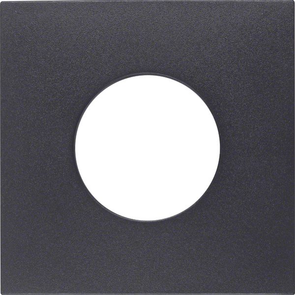 Centre plate for push-button/pilot lamp E10, B.3/B.7, ant., matt image 1