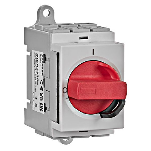 Emergency-Stop Main Switch 3-pole, modular, 25A image 1