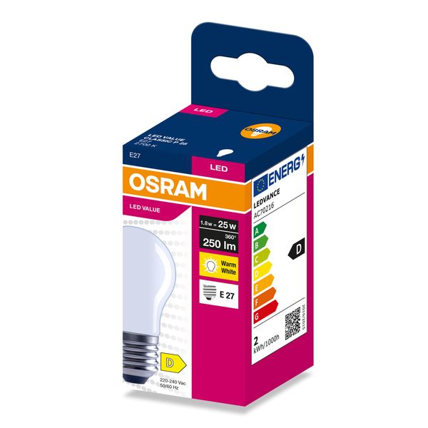 VALCLP25 1,8W/827 230VGLFR E27 FS1 OSRAM image 2