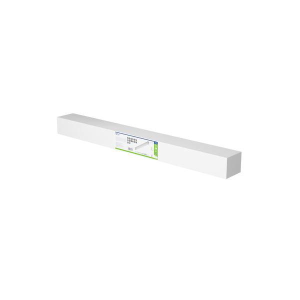 LED luminaire ZITA with switch, 15 W, 1200 lm, 4000K, AC220-240V, 50-60 Hz, IP44, RA>80, 60 cm, chrome image 3