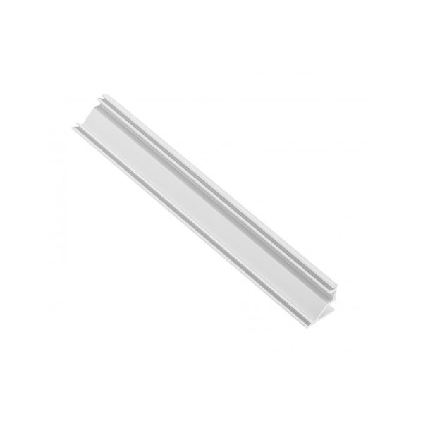 Profile GLAX for LED strip, corner surface-mounted, 2 m, white image 1