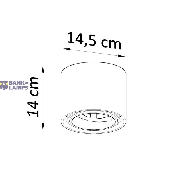 CERAMIC SPOT KALU GU10/ES111 1X40W IP20 image 9