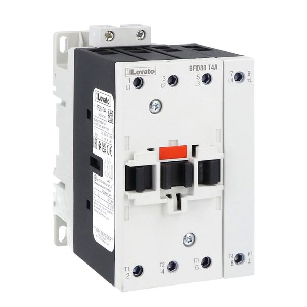 Four-pole contactor, 80A/1000V DC1, AC coil, 230VAC 50/60Hz image 1