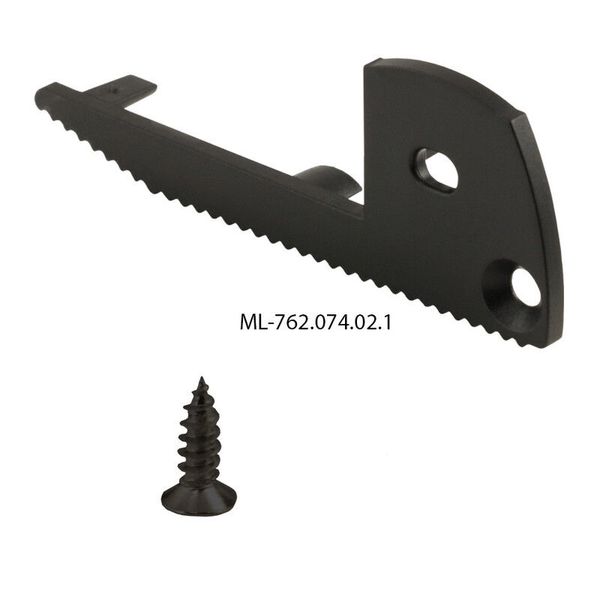 End cap for BL with hole, black color, 1 pc image 1