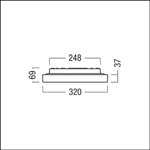 LANOS S 1900-930 OP DI LDE ANT - Decor. round wall and ceiling luminaire image 3
