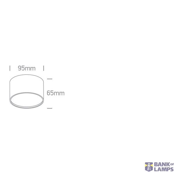 BLACK 9W CCTV IP20 230V image 2