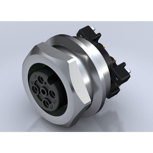 Built-in plugs, M12, Mounting thread: M 14, Number of poles: 5, Strand / cable length: image 1