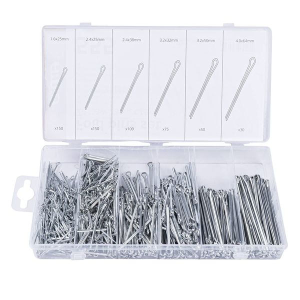 Fold pins set box 555pcs image 1