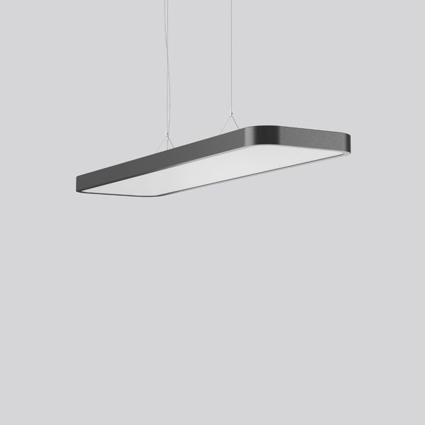 TRIONA rectangle, 96 W, 12100 lm, 840, anthracite, DALI Pendant lumina image 1