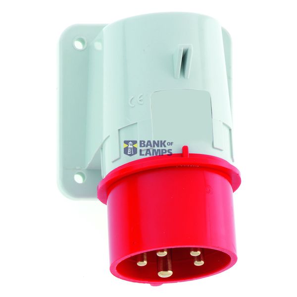 TCD 6h 32A 5P 400V IP44 75x90 QC TE Aanb Ni image 1