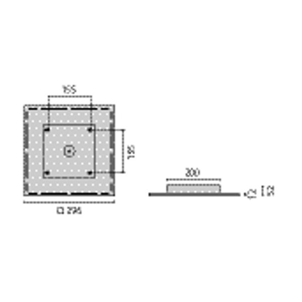 FL300LED SM 24 S/B 830 DALI WIT OP image 5