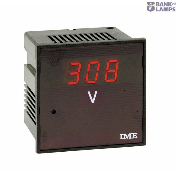 Digital voltmeter DC DGQ72 (direct) - Input: 0÷100/0÷500V - Aux: 230Vac image 1