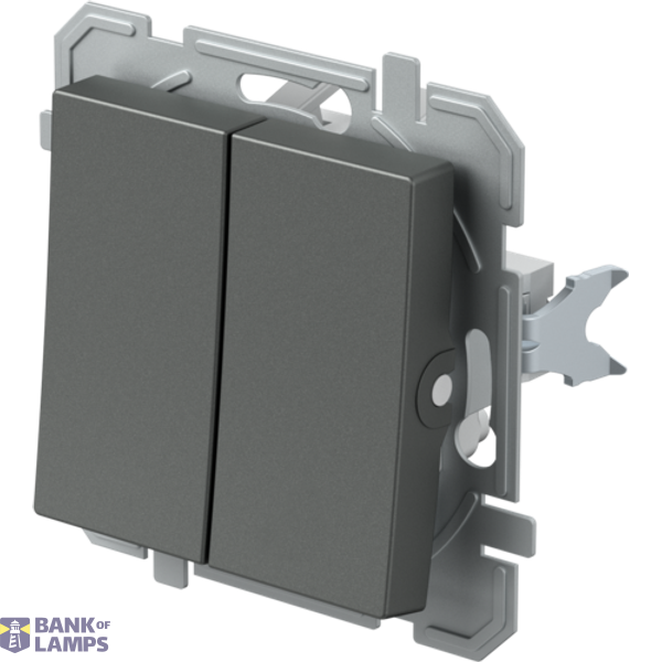 SWITCH 2GANG-1WAY 10AX 250V~ AT XO 4415013 image 3