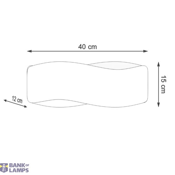 WALL LAMP TILA 40 WHITE G9 2X40W IP20 image 8