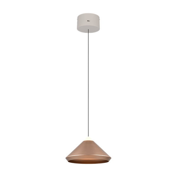 Laguna LED pendant 1-pc 30 cm coffee image 1