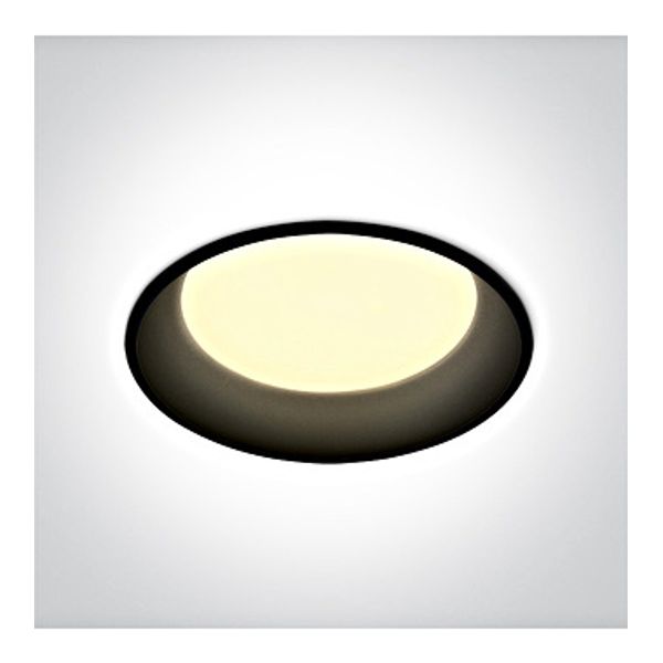 10122D/B/V BLACK 22W CCTV IP20 230V DARK LIGHT image 1