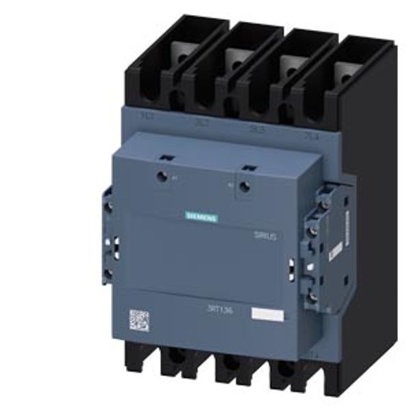 Contactor, AC-1, 275 A/400 V/40 °C, S10, 4-pole, 24-60 V AC, 20-60 V DC, 2 image 1