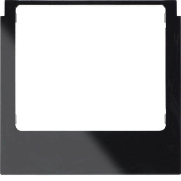 Design frame for KNX Touch Control 3.5", sharp edges, black, gloss image 1