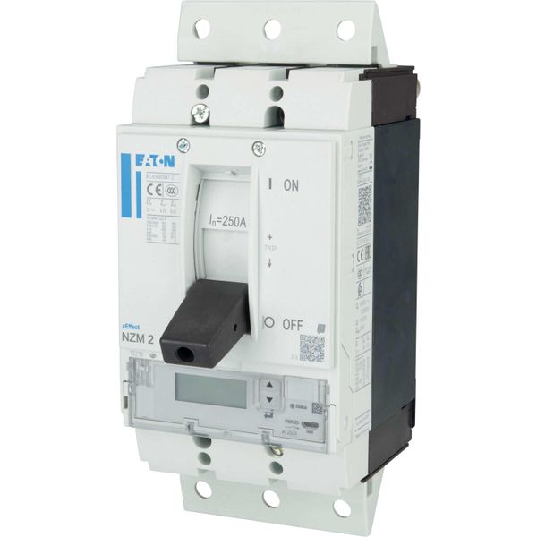 NZMH2-PX250-SVE NZM2 PXR25 circuit breaker - integrated energy measurement class 1, 250A, 3p, Screw terminal, plug-in technology image 10