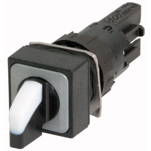 Q18WK3R1 Selector switch, 3 positions, white, maintained image 1